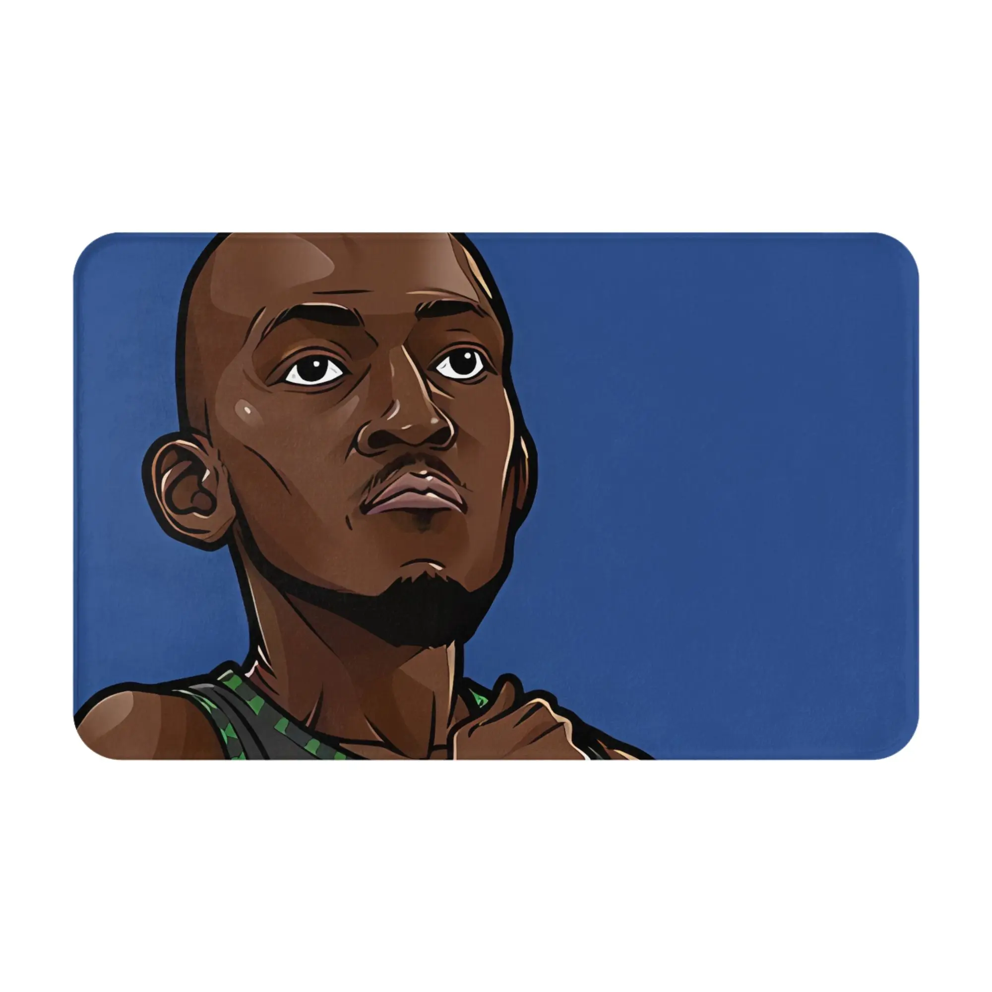 Kevin Garnett 21 - Decoraciones navideñas Chibi, alfombra para dormitorio, felpudo de Kevin Garnett, alfombra para cocina, alfombra para balcón, decoración del hogar