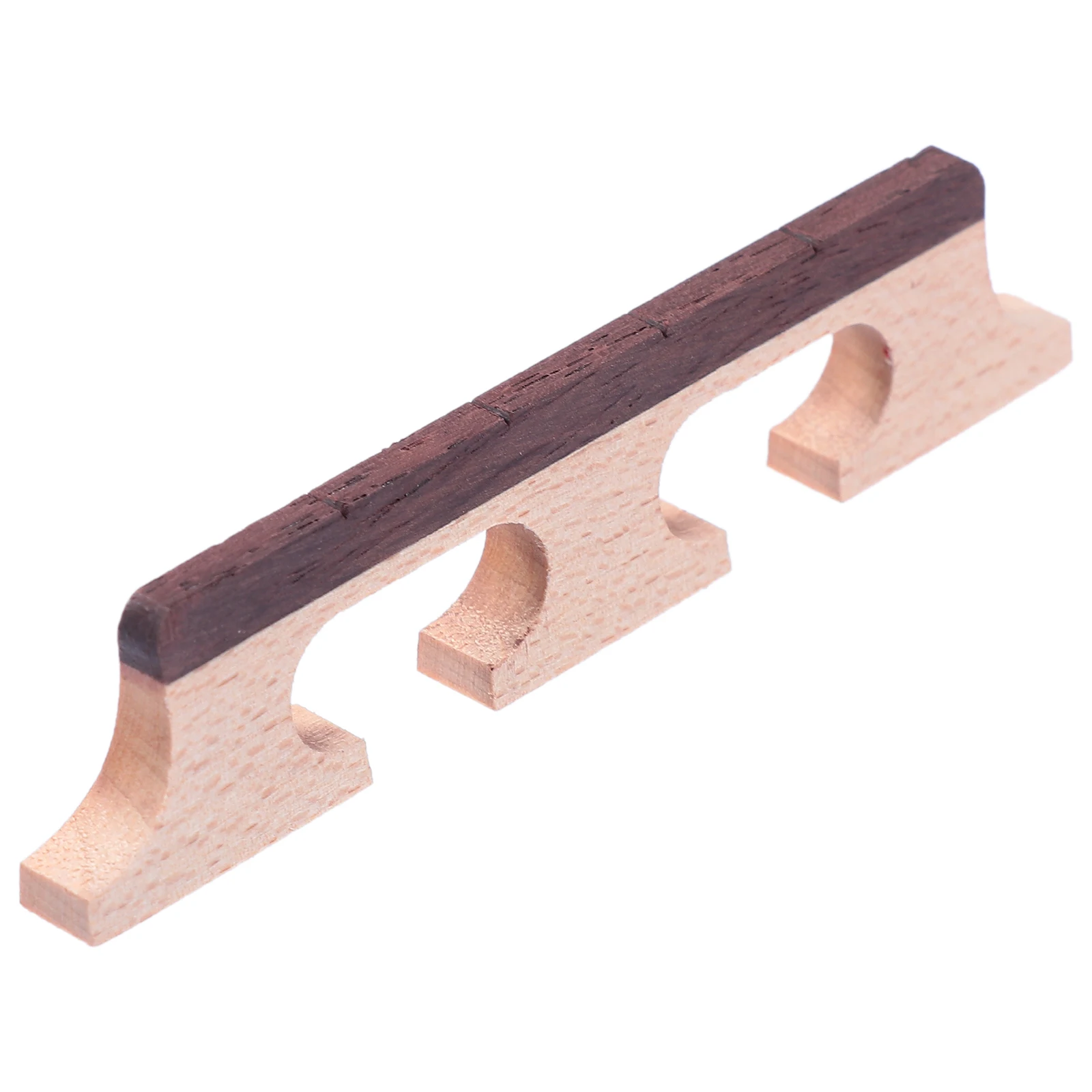 

Rosewood Banjo Bridge Guitar Replacement Parts Maple String Tone Transfer Exquisite Workmanship Durable Design