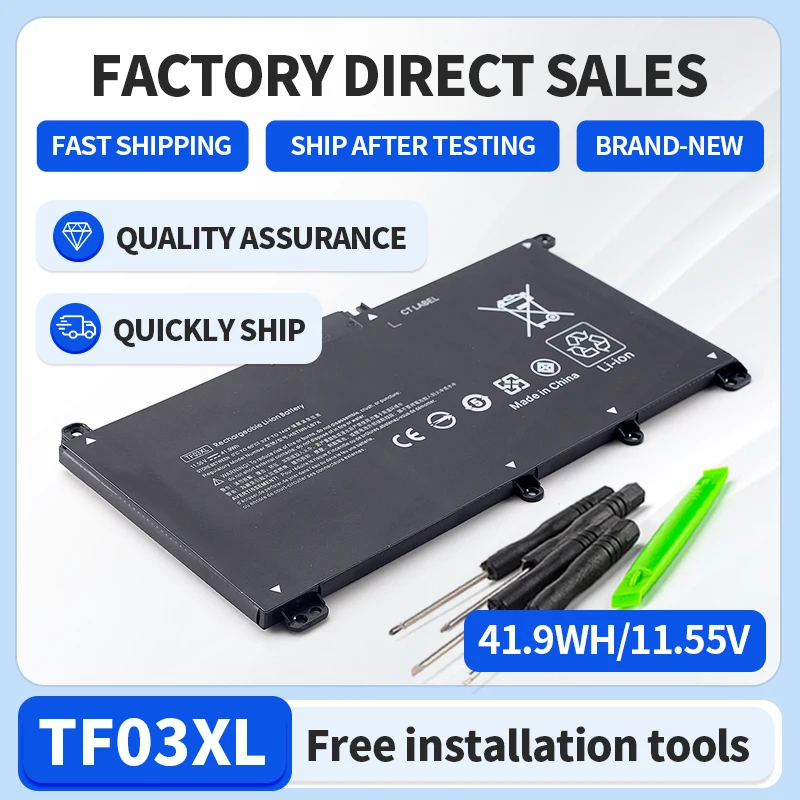 SOMI TF03XL 920070-855 Battery for HP Pavilion X360 15-CC665CL 15-CD040WM 15-CC123CL 14-CD1055CL 14-CD1021LA 17-AR050WM