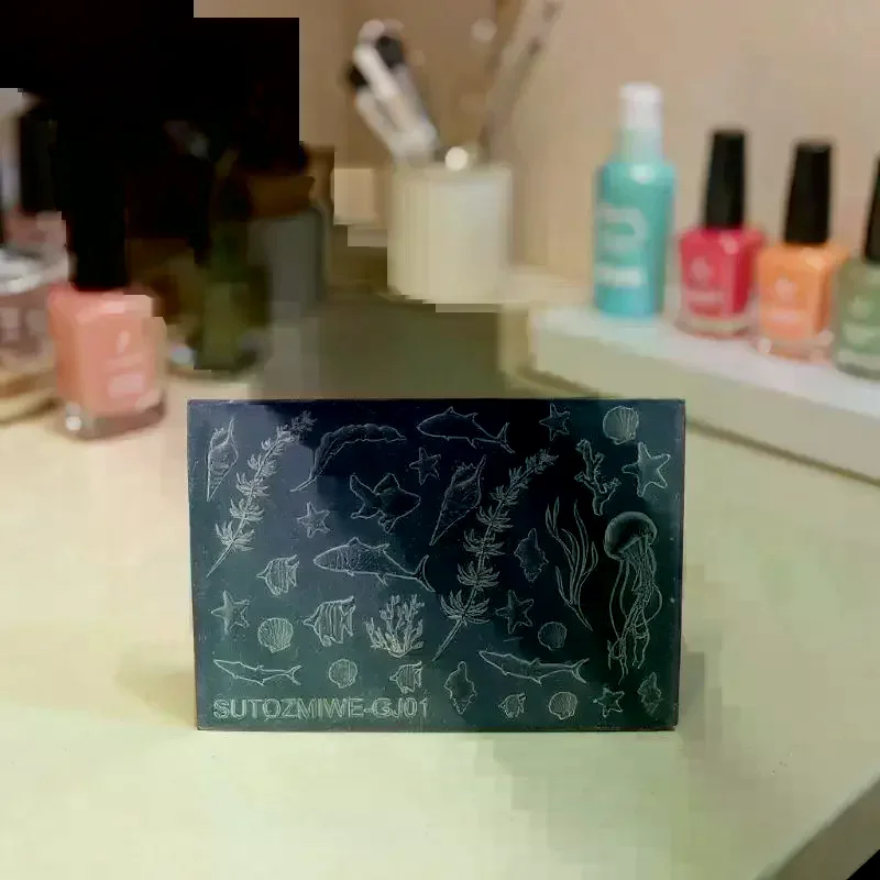 Transform Your Nails with 3D Rose Flower Silicone Mold, Shell and Starfish Oceanic Manicure Tool