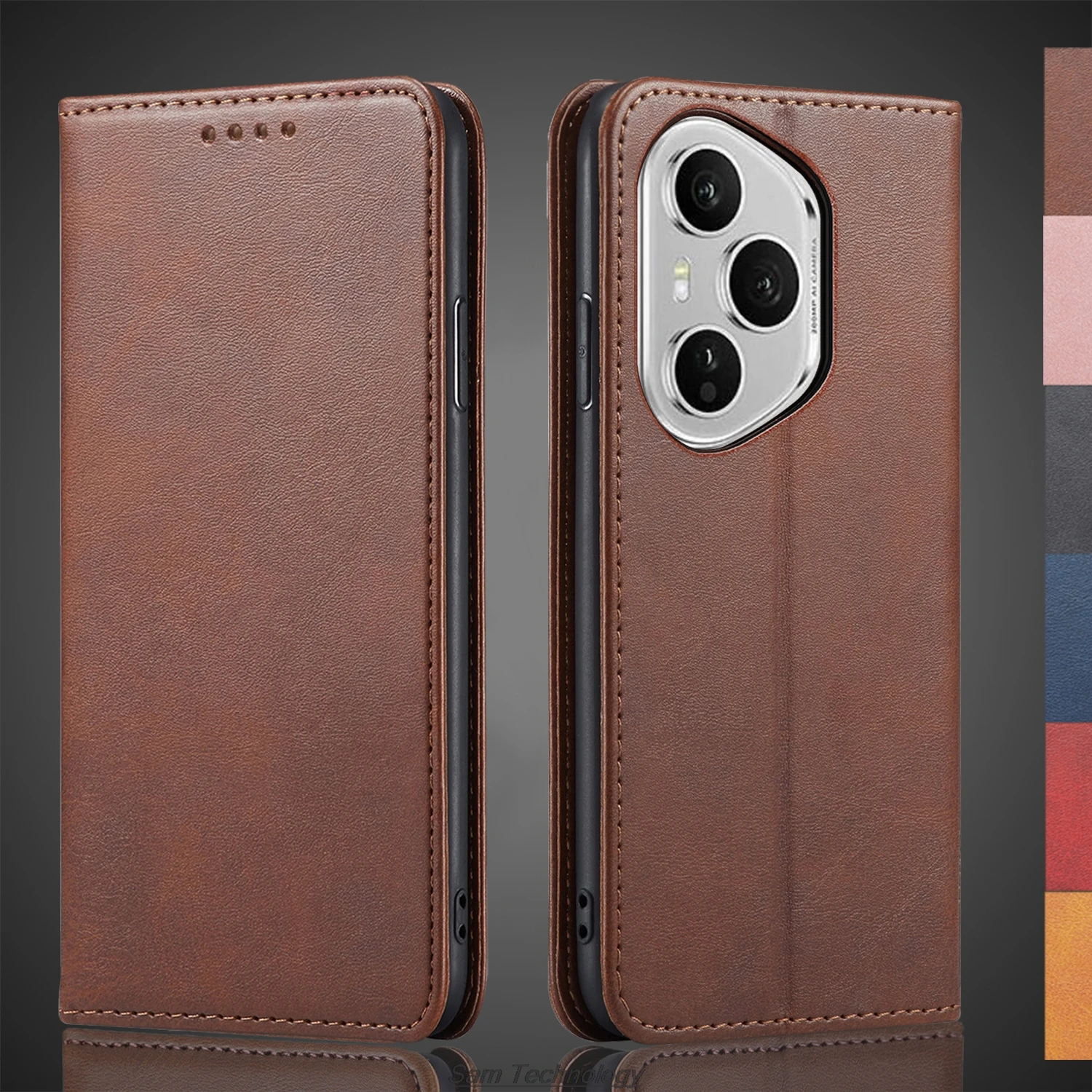 Étui en cuir à attraction magnétique pour Huawei Honor 400 Pro Global, étui à rabat de 6.7 pouces, portefeuille, sacs de téléphone, Coque Fundas