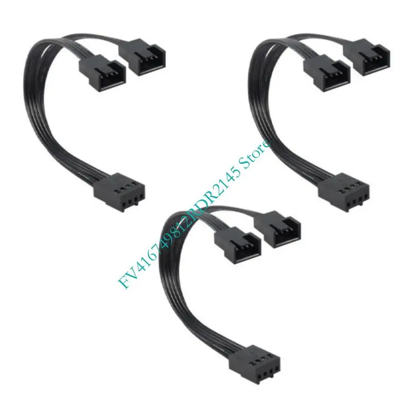 B2EF 12V/4PIN PWM Fantetteri Adattatore Splitter Cavo da 1 2 Cooloni CPU CPU SPLITER PC VENDITÀ PC ESTENZIONE DELLA VENTIFICA