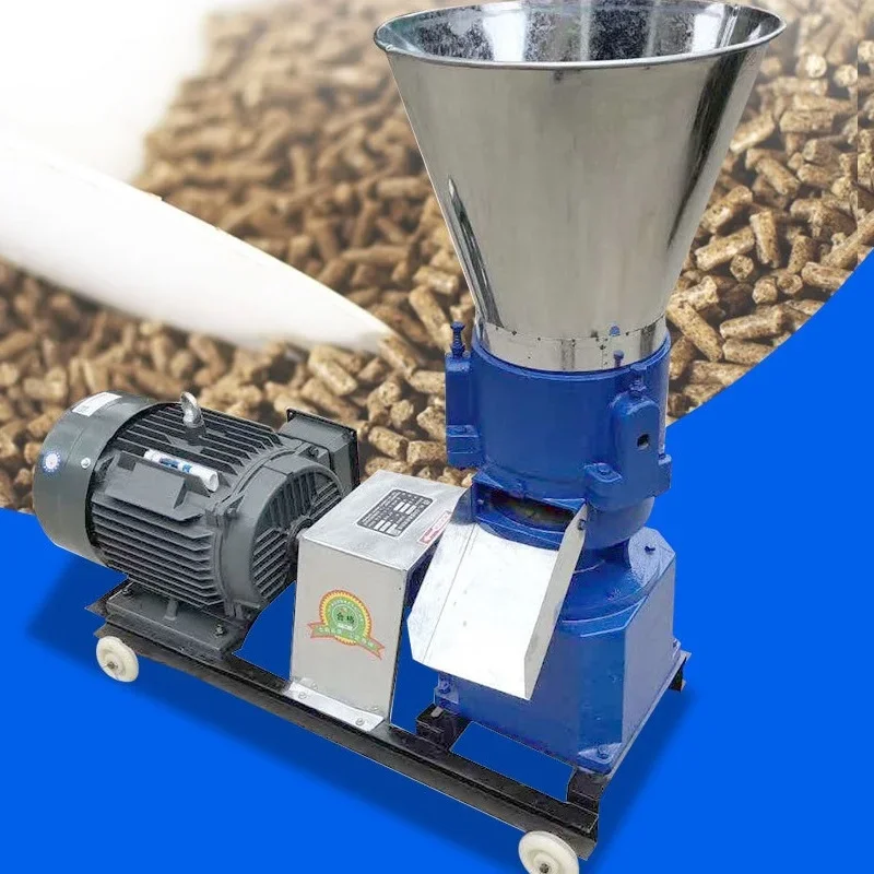 

Hot Sale Poultry Chicken Feed Production Grinding Machine Animal Fish Food Processing Cattle Pig Sow Feed Pellet Making Machine