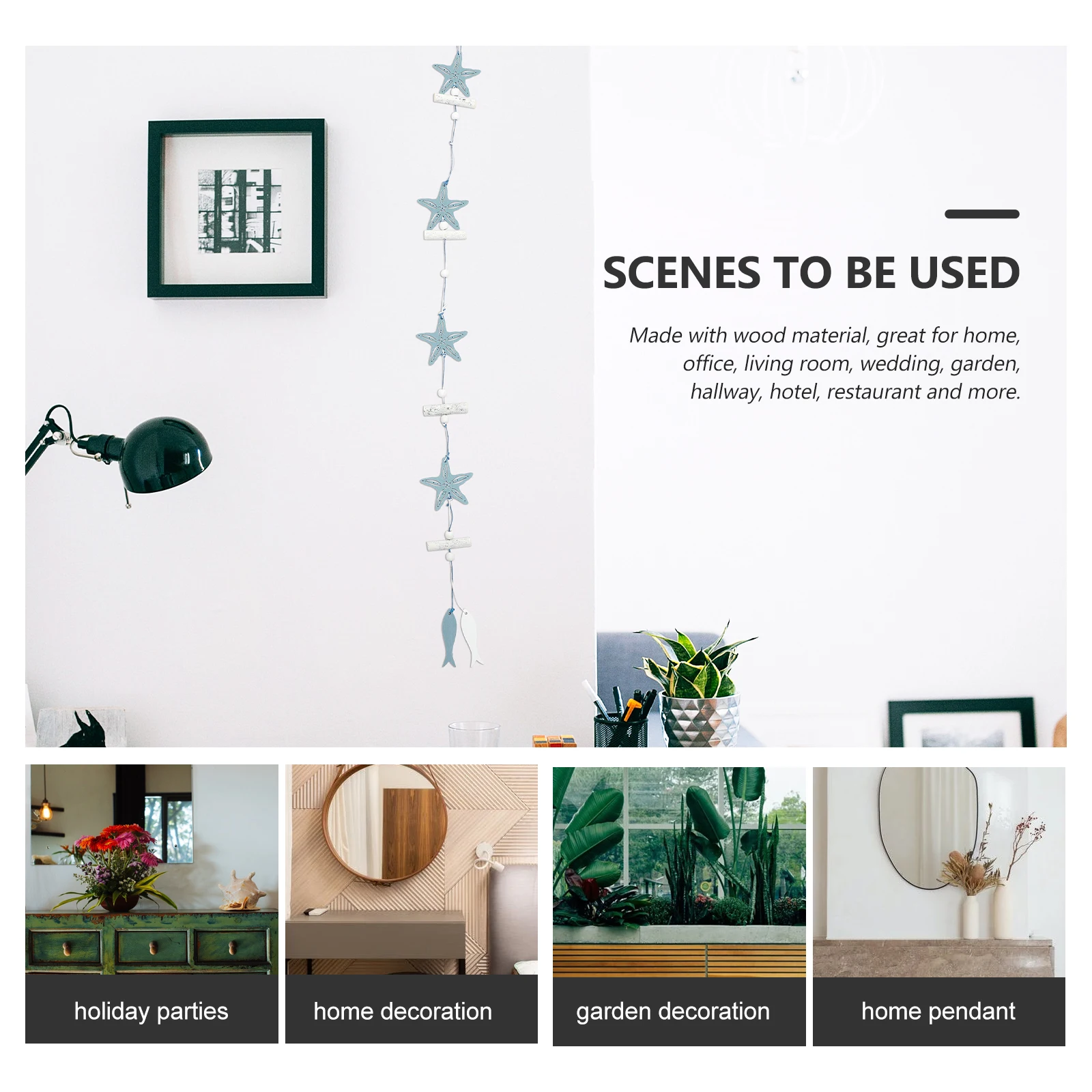 

Nautical Style Wooden Wall Hanging Exquisite Detail Fine Craftsmanship Home Decor Realistic Vivid Beach Themed Bathroom Bedroom