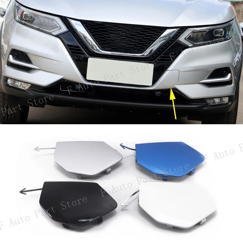 สําหรับ Nissan Qashqai J11 2019 2020 2021 รถกันชนด้านหน้ากันชนฝาปิดลากจูง Trailer Hauling Eye CAP 622A0DF60AB151