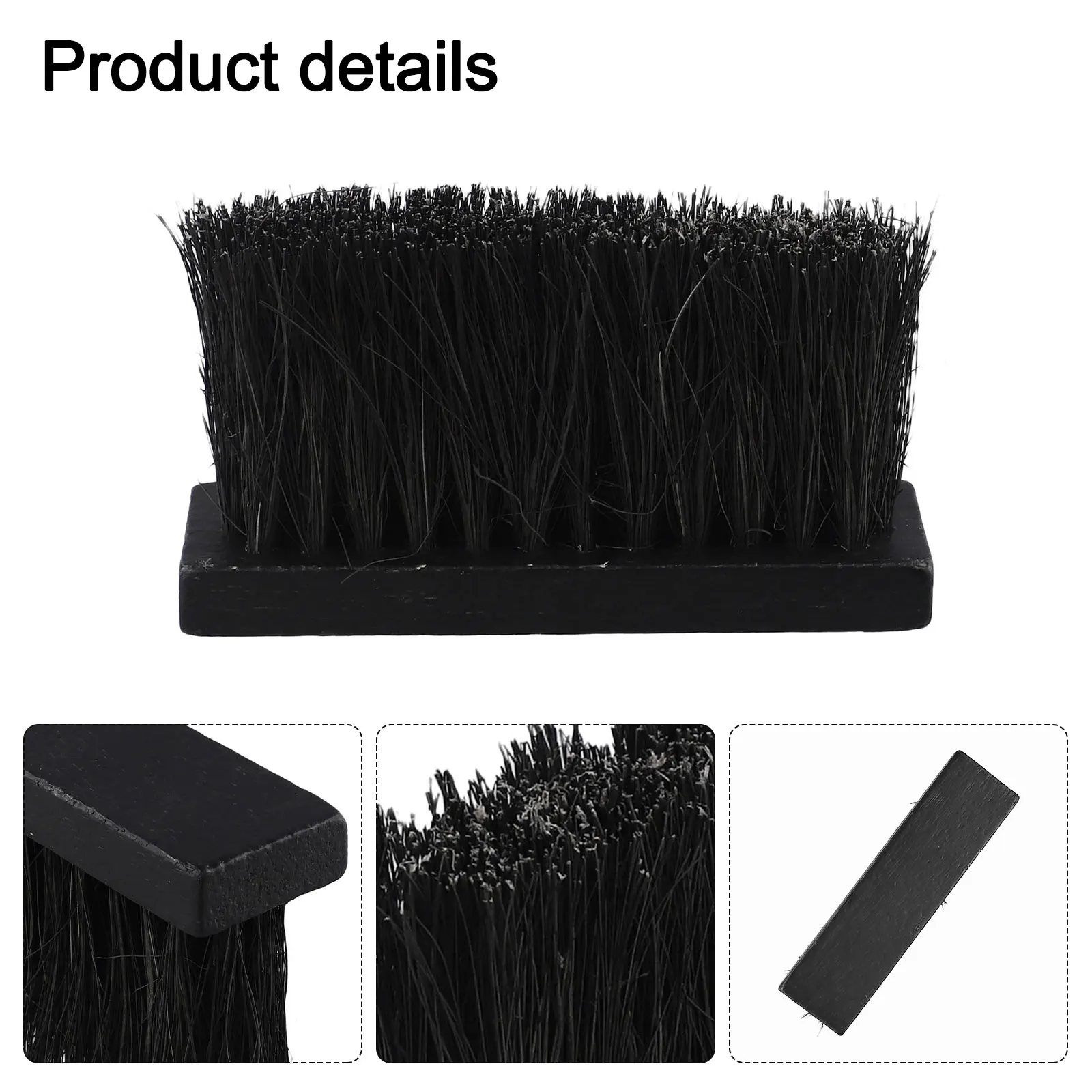 

Brush Fireplace Tool Brush Home Kitchen Outdoor Wooden Black Brush Head Fire Hearth Fireside Hair Length 6.5cm