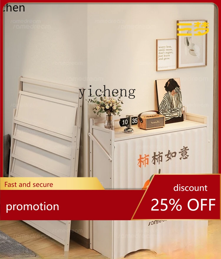 

CZ Shoe Rack Multi-layer Household Entrance Rental Room Door Back Integrated Simple Dustproof Shoe Cabinet