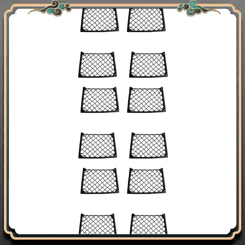 قسط 12 قطعة كبيرة مطاطا صافي تخزين حامل المجلات رف سيارة/قافلة/منزل متنقل/قارب التخييم اكسسوارات قافلة اكسسوارات