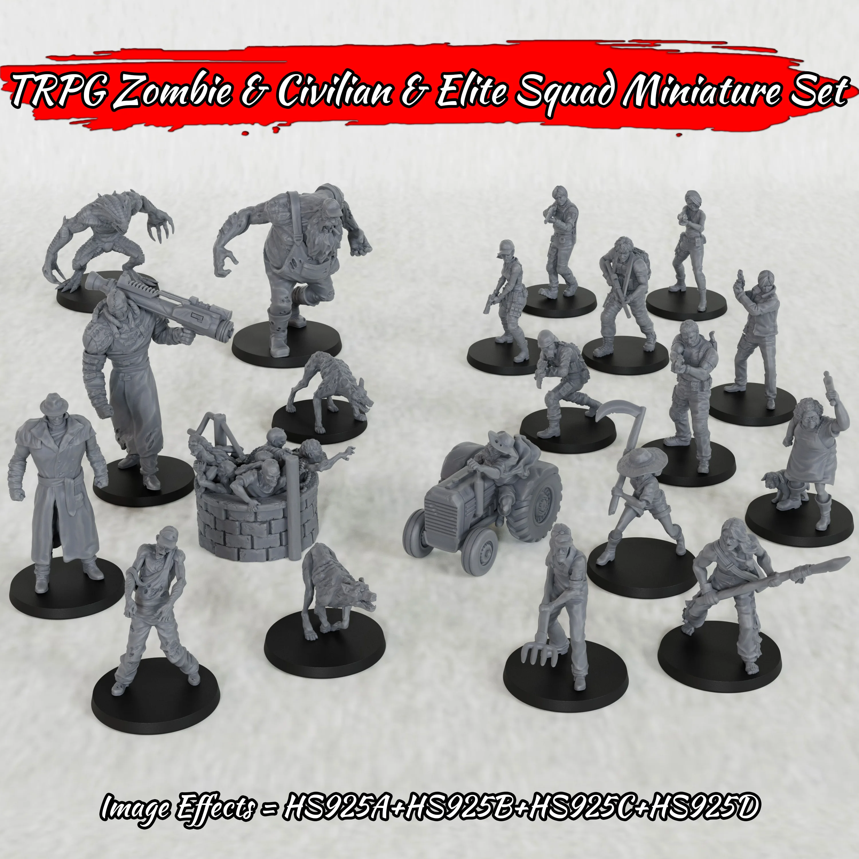 25mm Holy Knight Warrior Miniatures, Dynamic Poses, High Toughness Resin One-Piece Build, Durable for Roleplay Scenes(2 Models)
