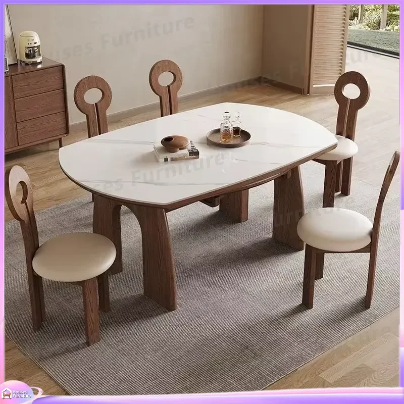 Rotary Retractable Folding Table Portable Adjustable Height Multifunctional Space Saving Dining Table for Home Office