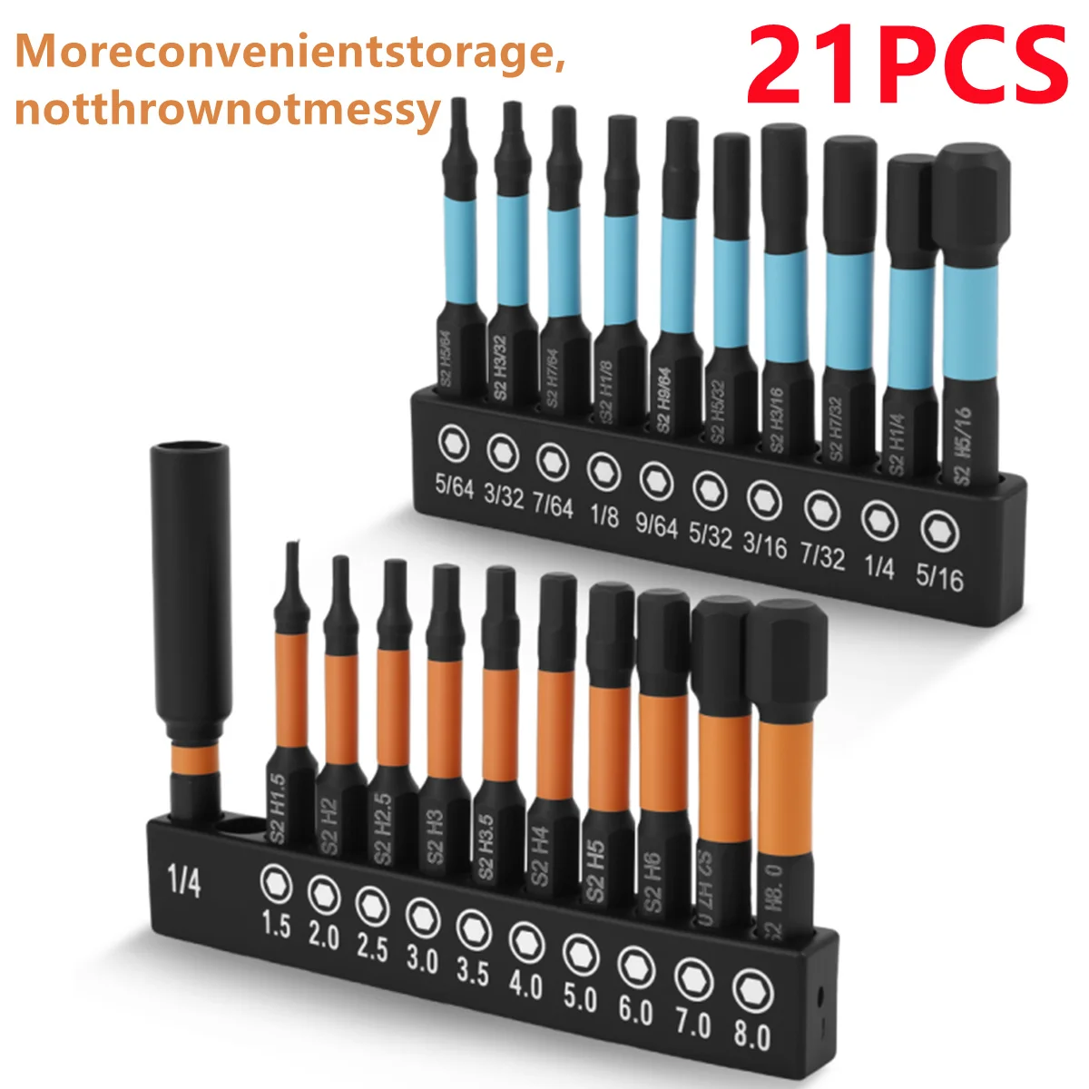 

Набор шестигранных ключей с шестигранной головкой SAE, метрическая 1/4 дюйма, магнитная отвертка с шестигранным хвостовиком, стальная электрическая дрель S2, ручные инструменты