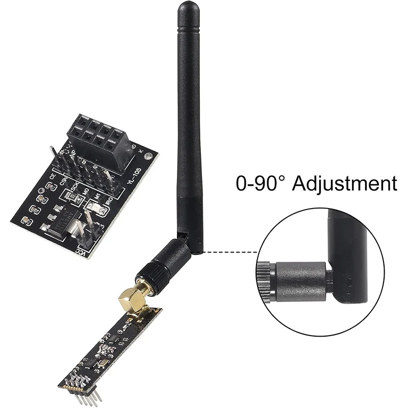 NRF24L01+ 2.4G wireless data transmission module 2.4GHz NRF24L01 upgrade version NRF24L01+PA+LNA 1000 Meters GT24 For Arduino