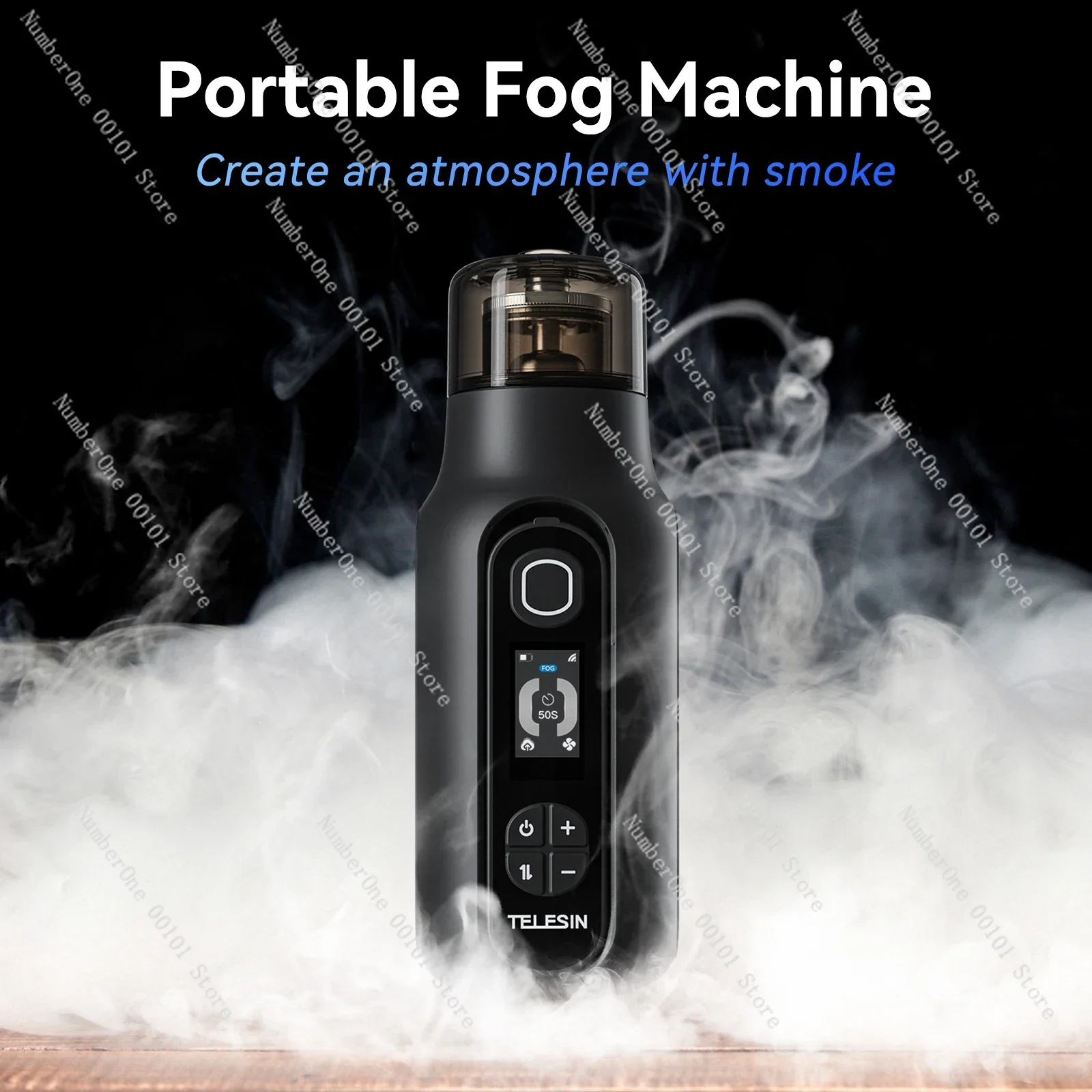 TELESIN Smoke Machine Photography Smoke Effect Portable Smoke Maker with Remote Control Fogger Machine For Video Shoot Party