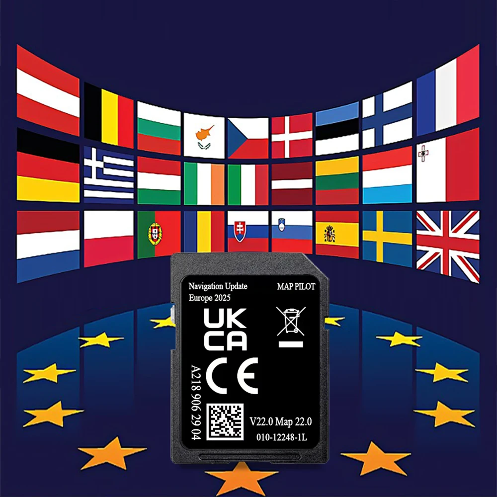 A2189062904 EU Maps Sat Nav SD Card New Genuine for Mercedes B-class W176 CLA GLA Car 2026 Latest GPS 32GB