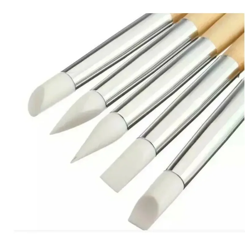 Watch Dial Cleaner Set of 5PCS Dirt Remover Tool Kit Rubber Tips for Cleaning Watch Hands Movement