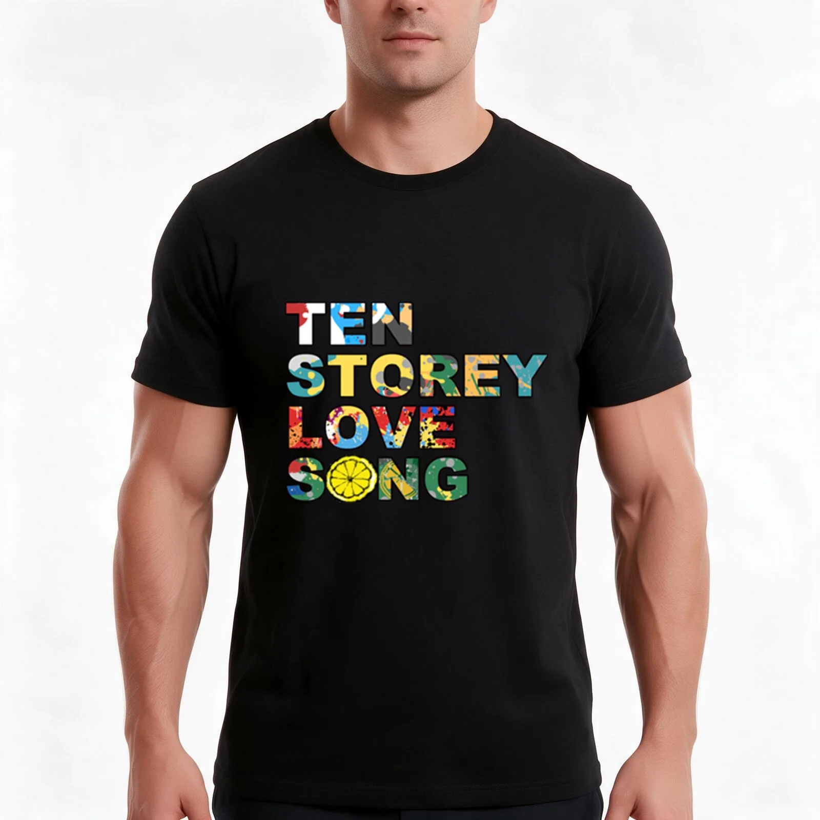 The Ten Storey Love Song Madchester T-Shirt Summer Casual Cotton Tee Oversized Streetwear Tops Vintage Graphic Print