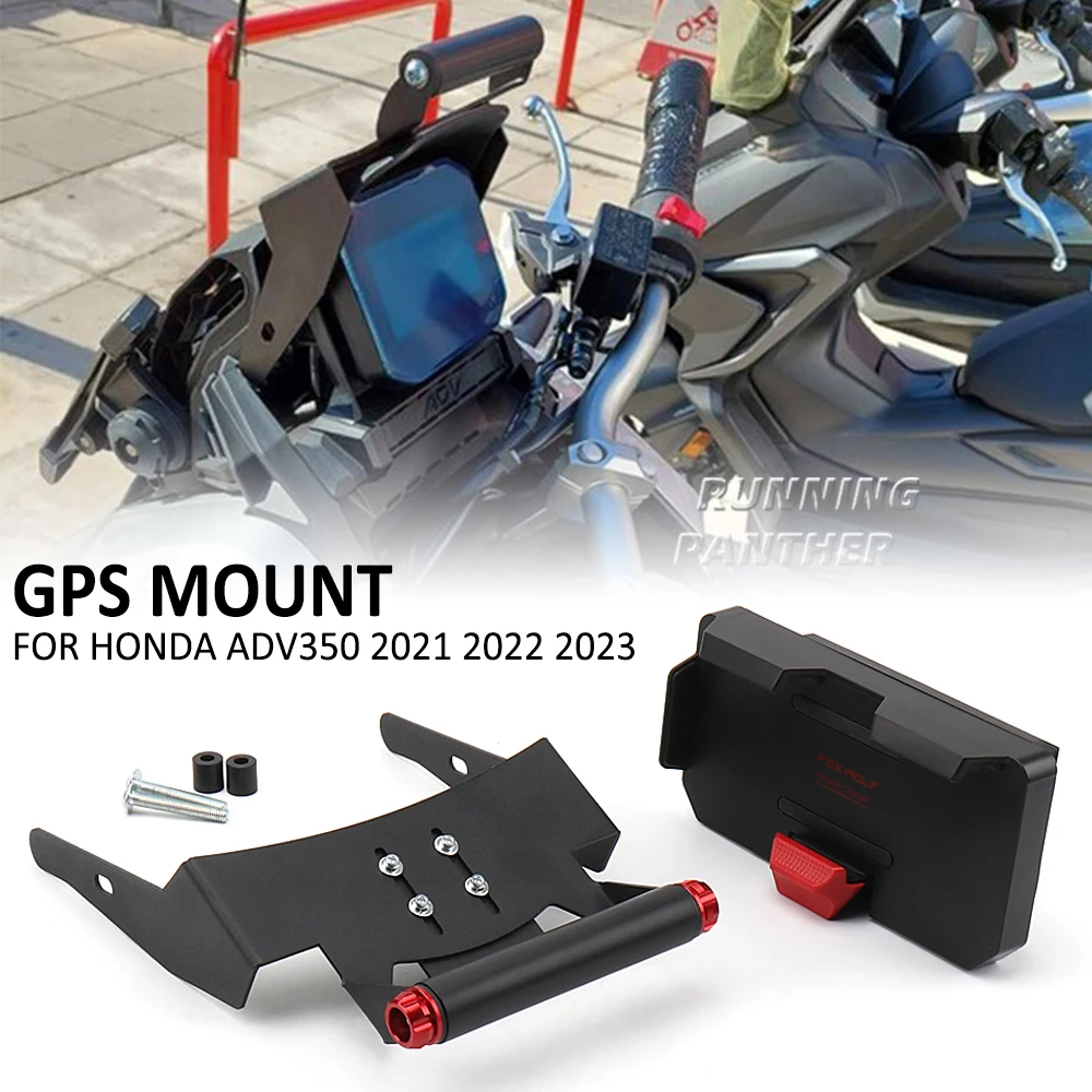 

Motorcycle 22mm GPS Phone Holder USB Wireless Charger Navigation Bracket Support Mount For Honda ADV350 ADV 350 2021 2022 2023