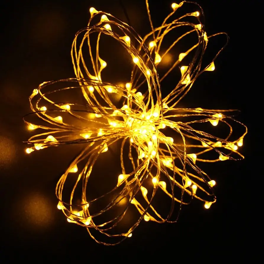 DC12V LED String Lights 10/20/30/50m Flexible Copper Wire Modeling Decor For Street Party Festival Fairy Starry Lamp image 3