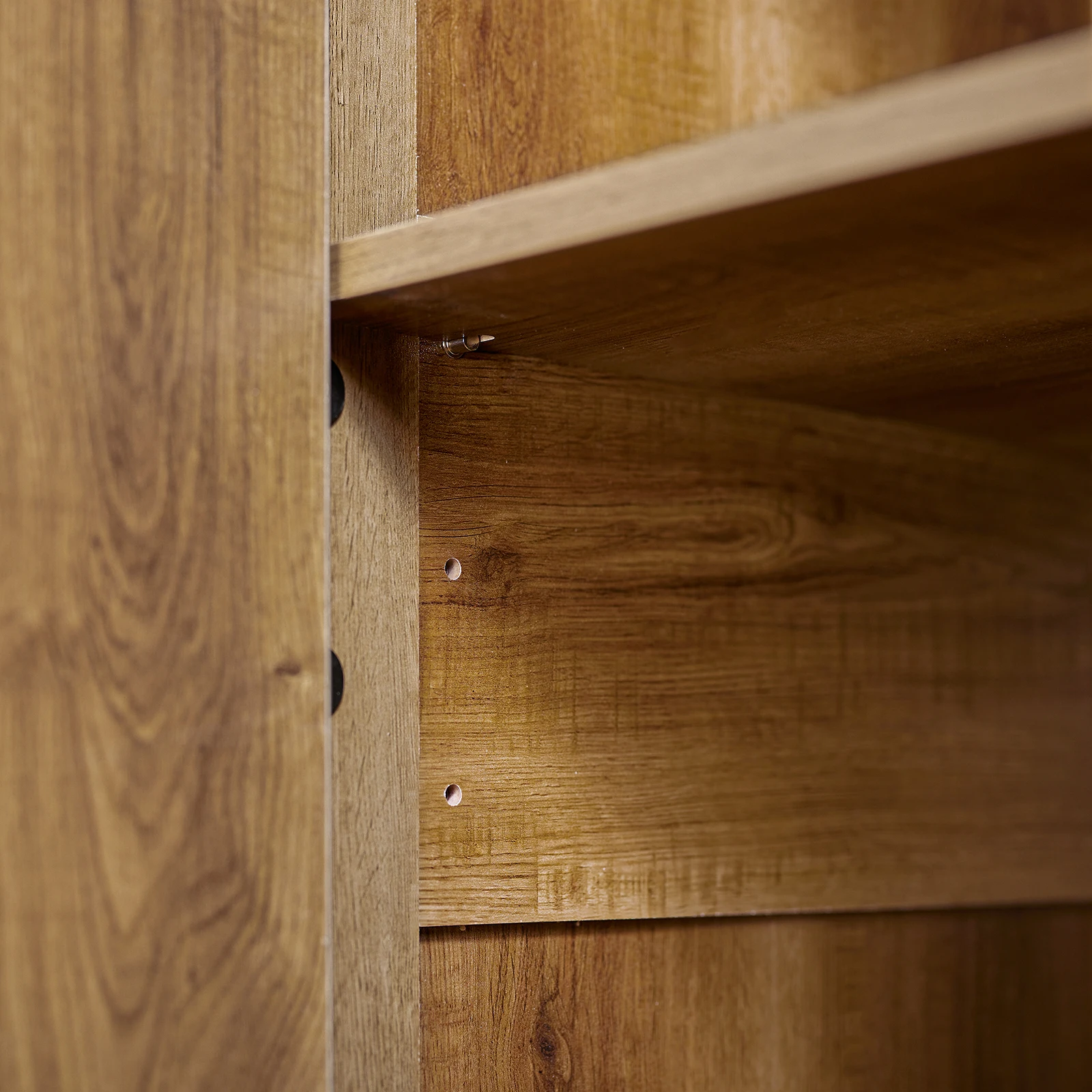 SoBuy KNL02-PF Design Küchenwagen mit Arbeitsplatte Kücheninsel mit Türen und Schubladen Sideboard auf Rollen Küchentrolley – Detail 5