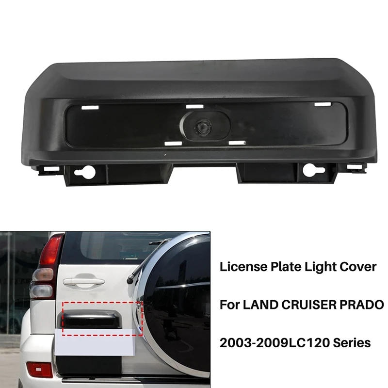 1 Piece 81696-60011 License Plate Cover For Toyota LAND CRUISER PRADO 120 LC120 2003-2009