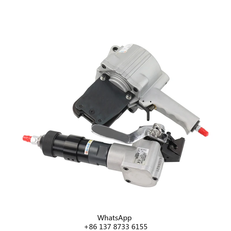 Heavy Gauge Steel Strapping Split Type Air Tool 8500N Industrial Pallet Locking