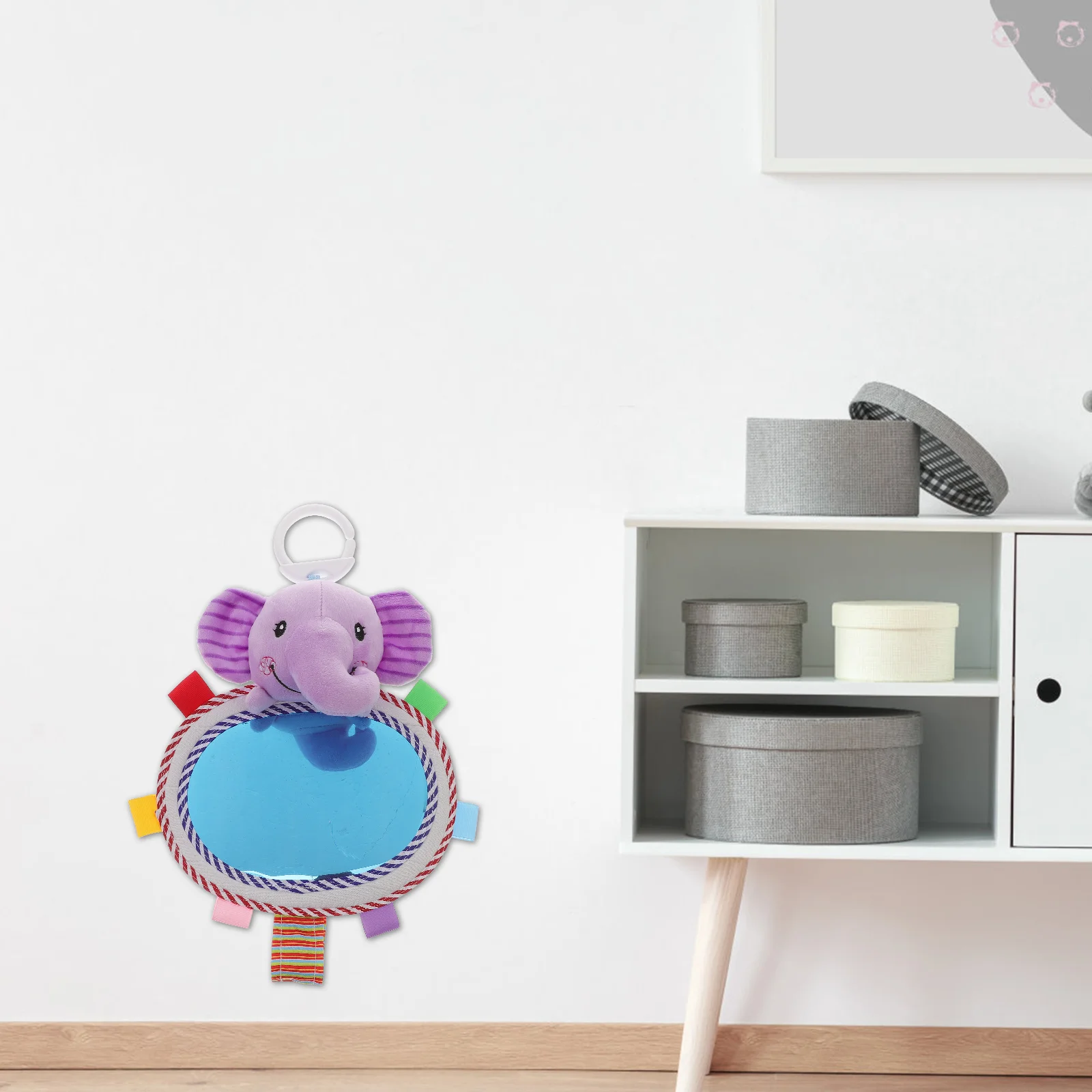 

Cognitive Mirror Developmental Colorful Design Shower Gift Infant Newborn Safety Mirror for Car Back Seat