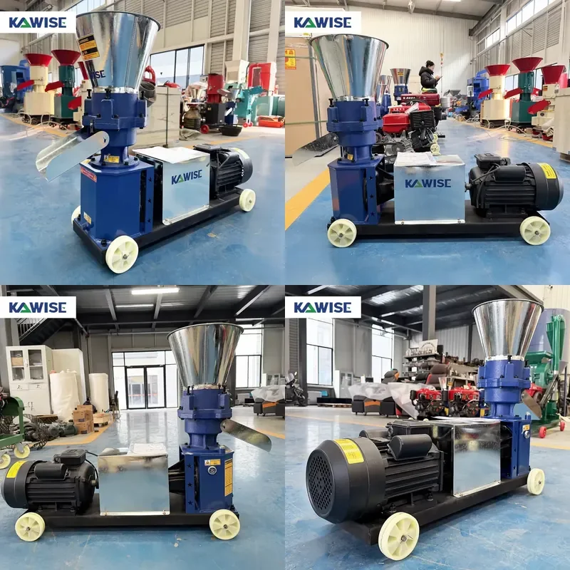 Chicken Feed Pellet Machine for Home Farms Poultry Feed Production Corn Bran and Soybean Meal Pelletizing