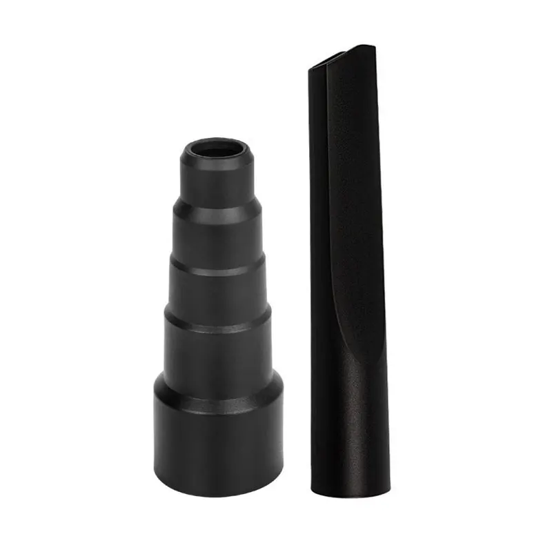2-Piece Set of Vacuum Cleaner Adapter Extensions, Flat Suction Nozzle Set, Vacuum Hose Reducer Connector, Crevice Suction Head A