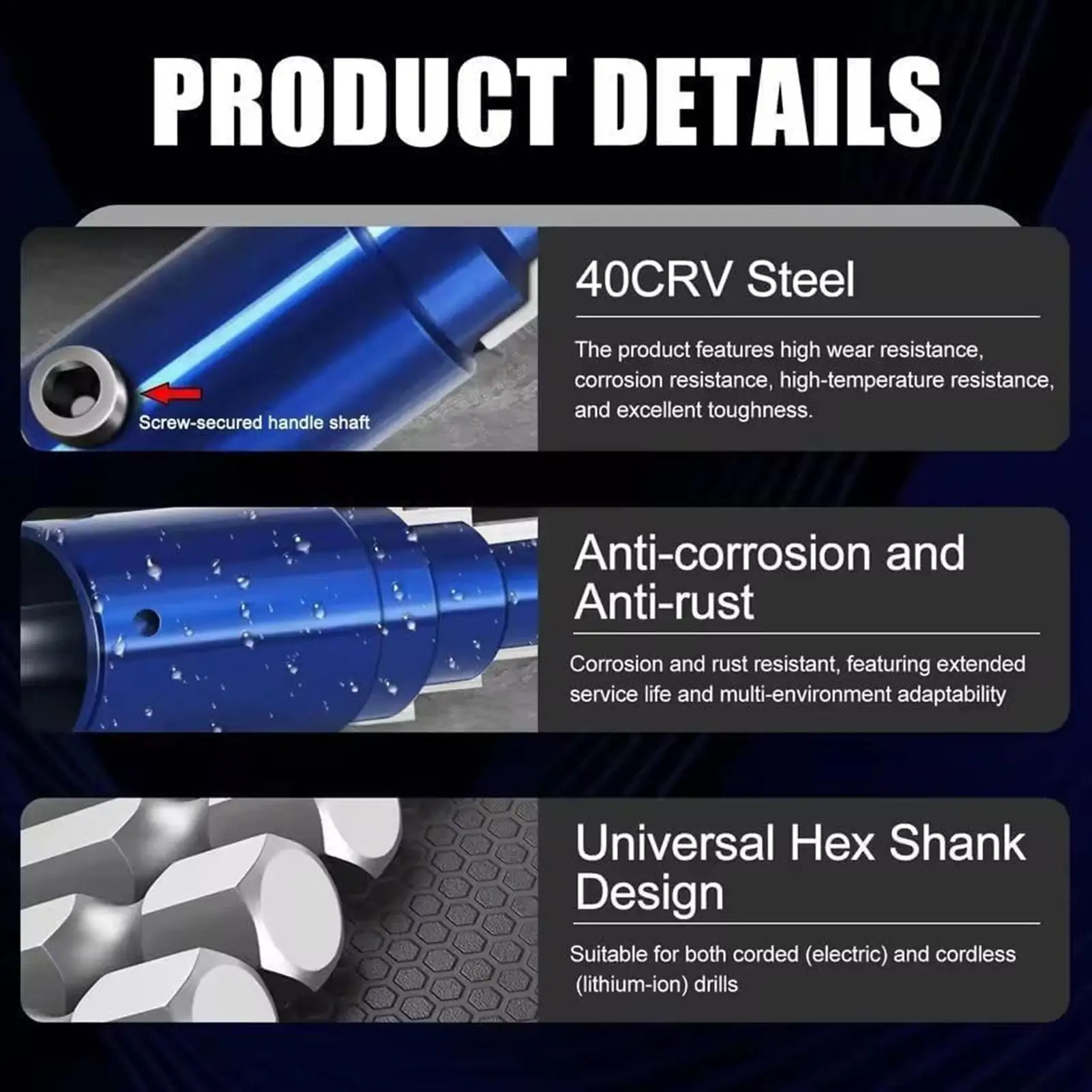 Pipe Nipple Extractor Broken Faucet Extractor Heavy Duty Changer Fit 1/2in 3/4in 1in Tube For Drain Shower Toilet Sink Sprinkler
