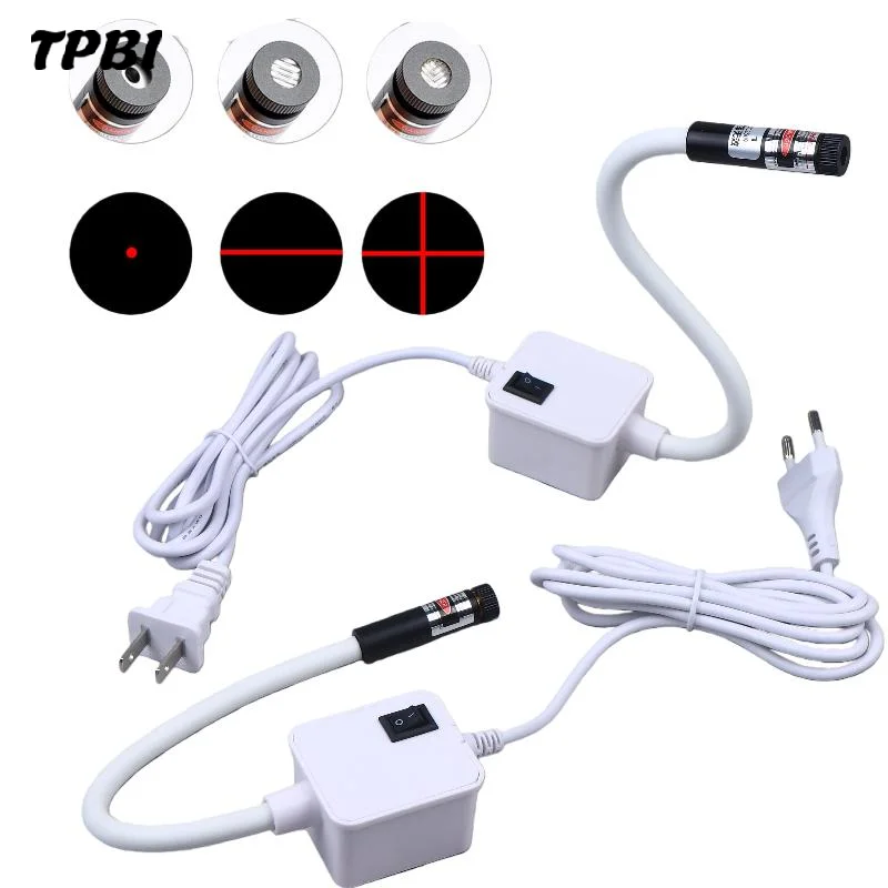 Magnetic Base Laser Positioning Light Cutting Bed Infrared Locator Red/Green Beam Alignment Marker Cloth Cutting Machine Part
