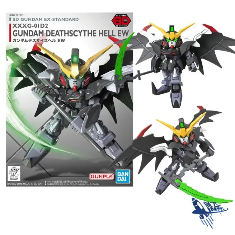 New original Bandai SD Gundam EX standard RX-78-2 striking free unicorn wing Gundam Gunpla model assembly kit action toy dolls