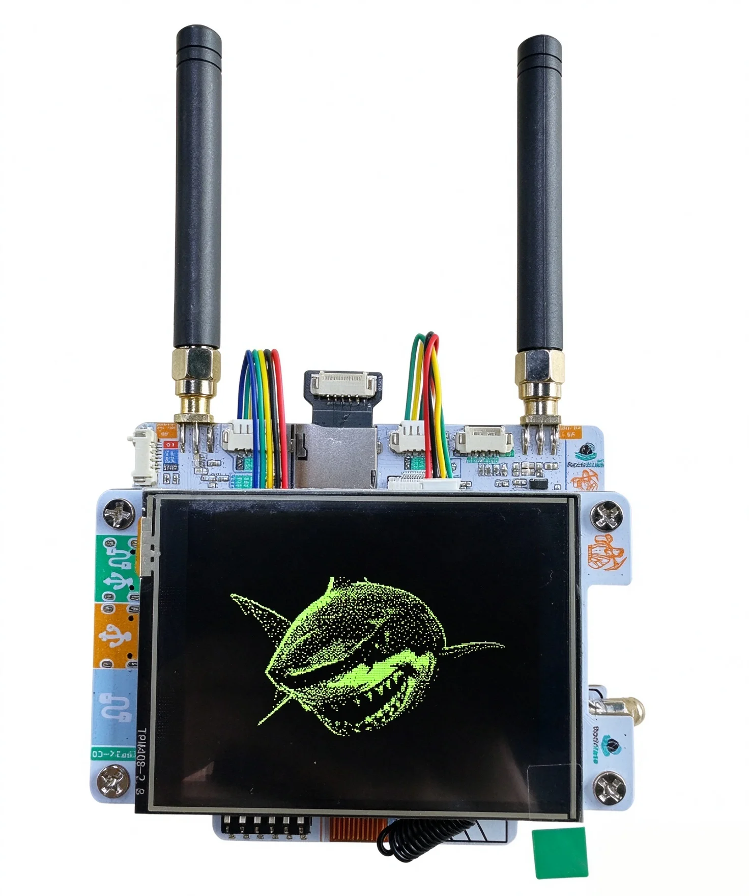 NM-RF-Hat Companion Multi-Band RF Module for ESP32-2432S028 Bruce CYD CC1101 NRF24 PN532 with IR TX/RX 433M OOK Power Mgmt TF Sl