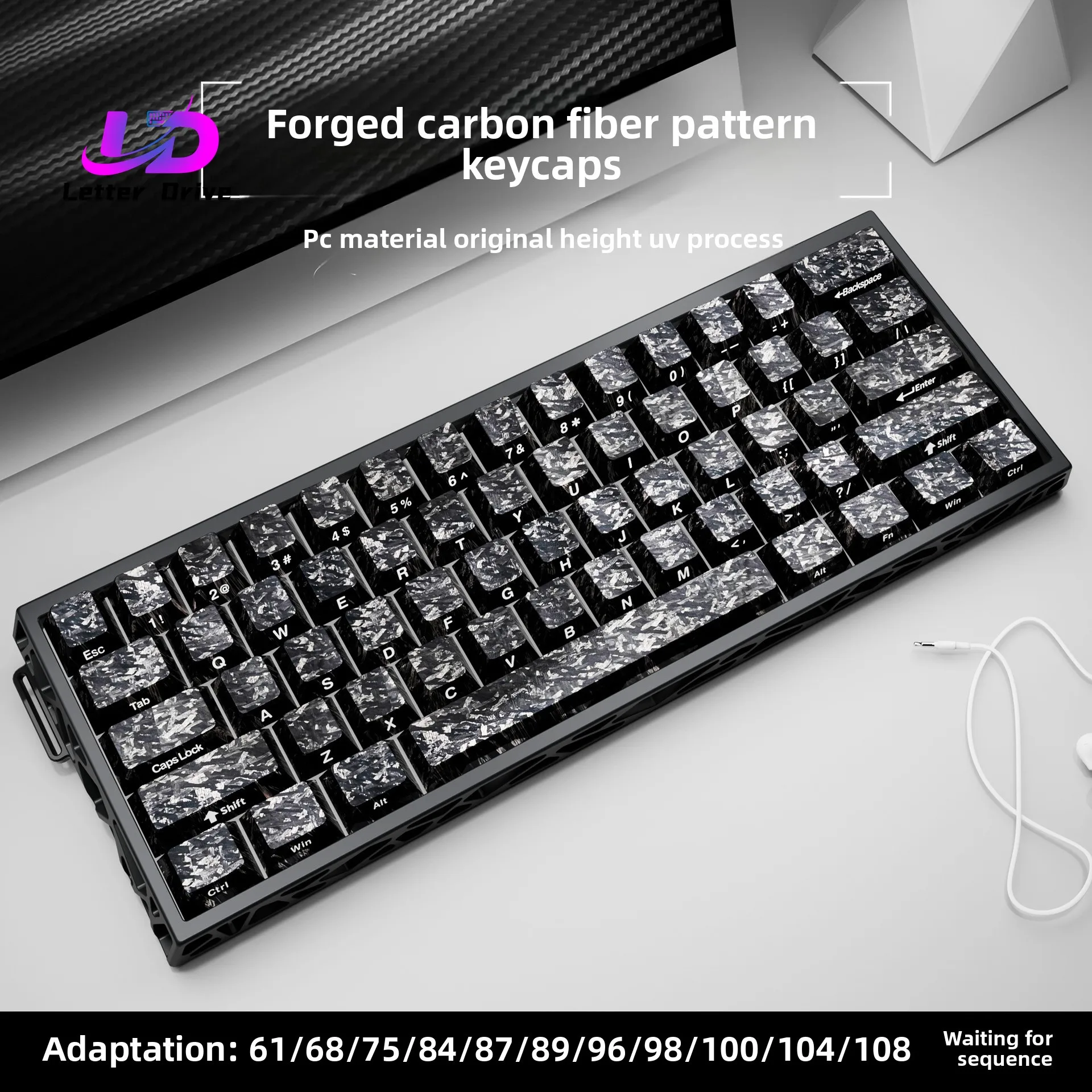 novas-teclas-de-fibra-de-carbono-2026-com-textura-de-carbono-forjado-e-impressao-lateral-perfil-oem-compativeis-com-teclados-mecanicos-de-switch-magnetico
