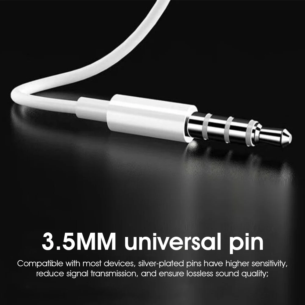 Multi-function 3.5MM Wired Earphones Headphones in Ear With Mic Sports Music Earduds Handfree Headsets For Xiaomi Samsung Huawei