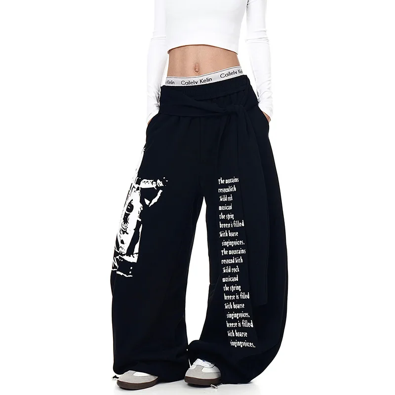 Men's Letter-Print Joggers — product detail 5