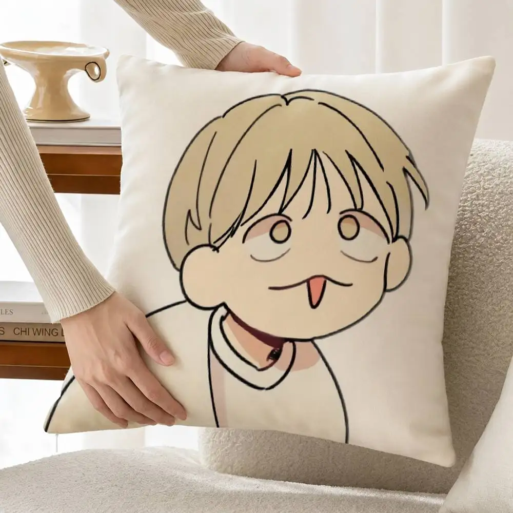 So Cute U-Uyun Funny Manhwa One-Room TA Custom Double Sided Print Square Pillow Cushion Cover
