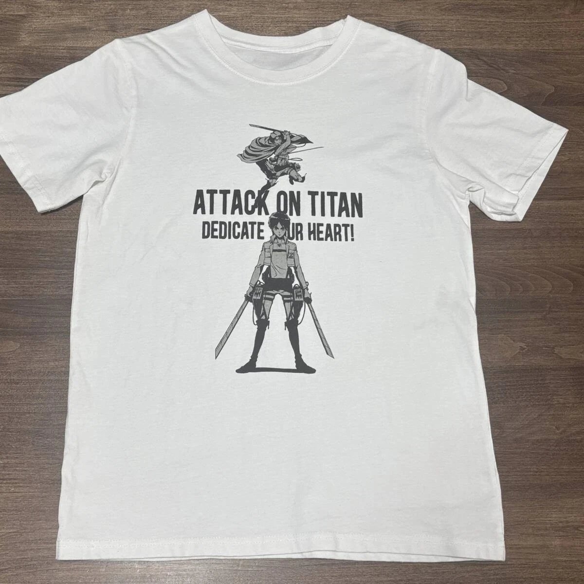 Camiseta de algodón Attack on Titan 2025, ropa para hombre, camisetas informales de manga corta de Anime Street Y2K para mujer, camisetas transpirables de alta calidad