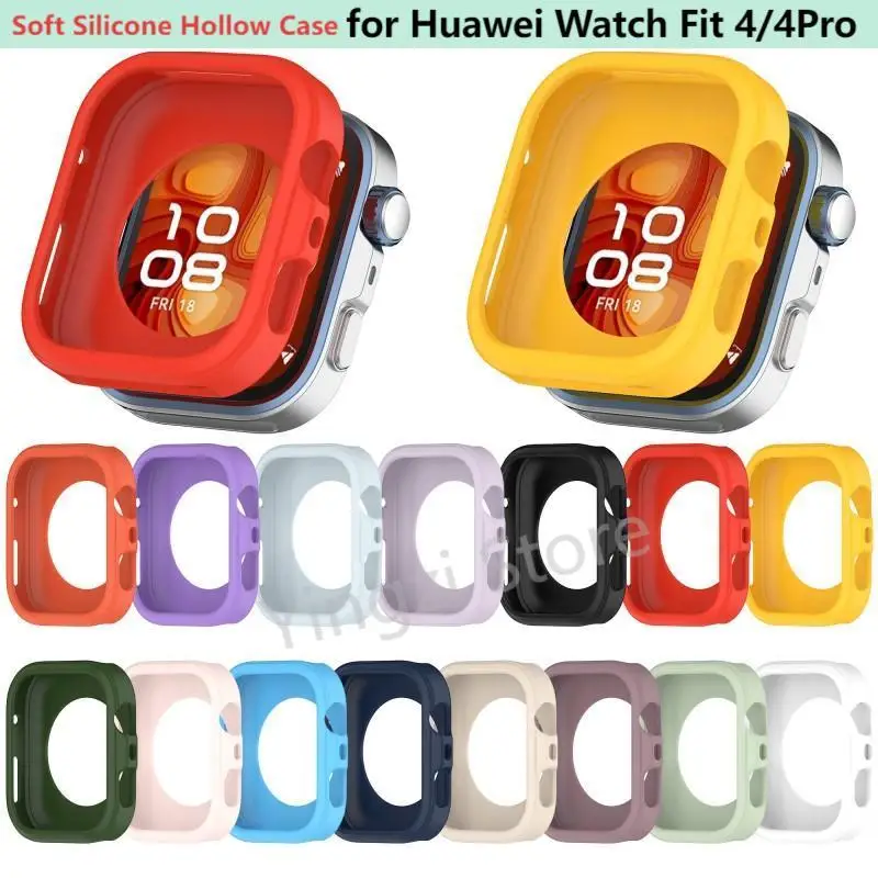 �y�Z�[�����zHuawei Watch Fit 4/4 Pro�p �\�t�g�V���R������P�[�X�A�X�}�[�g�E�H�b�`�o���p�[�v���e�N�^�[�AHuawei Watch Fit4 Pro�p�V�F���A�N�Z�T���[