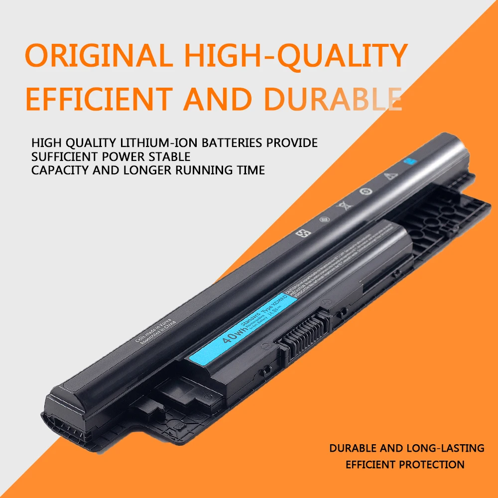 Imagem -02 - Xcmrd-bateria do Portátil para Dell Inspiron 40wh 14.8v 2800mah 4cell 3421 3721 5421 5521 17r 5721 3521 3437 3537 3537 3537 5437 5537 5737