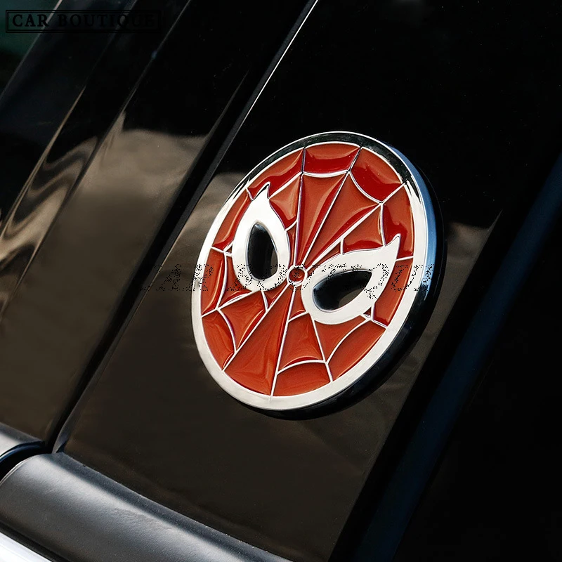 

Car Film and Television Classic Stickers Metal Stickers Spider Mask Car Label Car Sticker Tail Label Machine Head Label