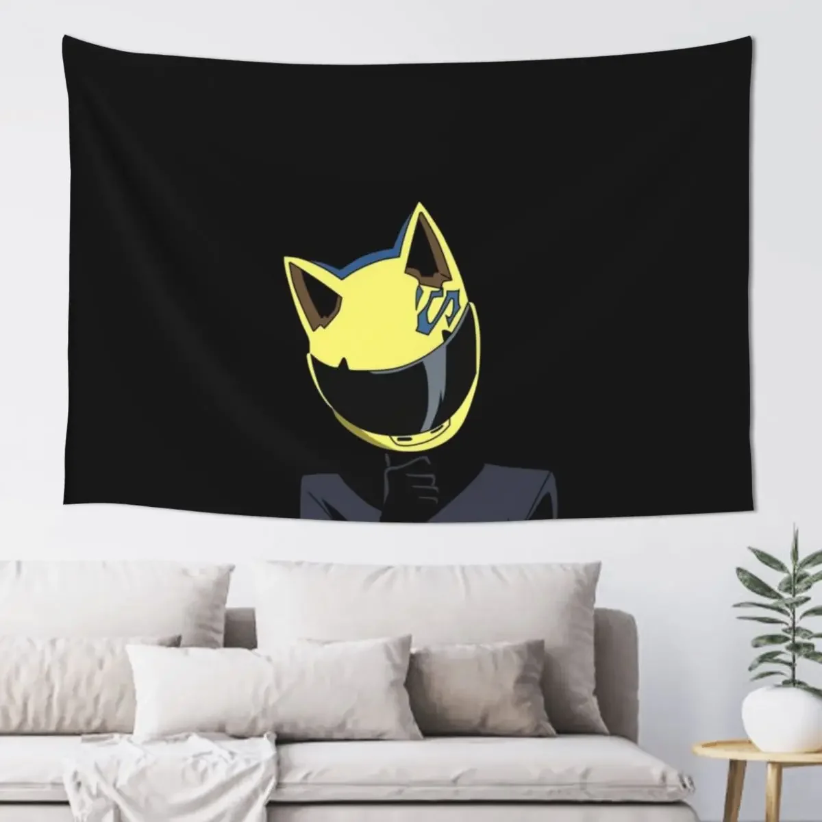 

Celty Sturluson (Durarara!!) Tapestry Aesthetic Room Decoration Wall Decoration Items Tapestry