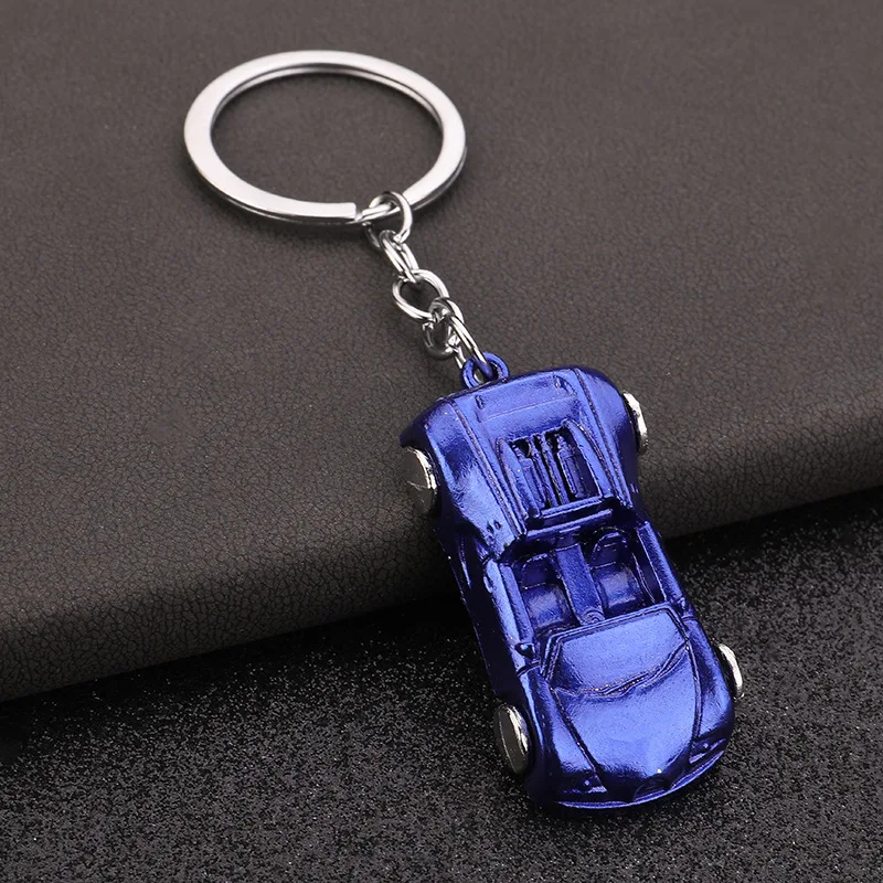 2024 Cross border Popular Car Model Keychain Convertible Sports Car Keychain Metal Car Pendant Keychain Promotion Gift