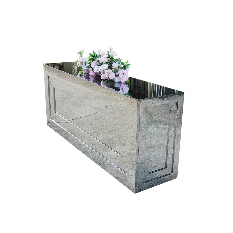 

Foreign trade for modern wedding custom stainless steel bar table can be disassembled and replaced