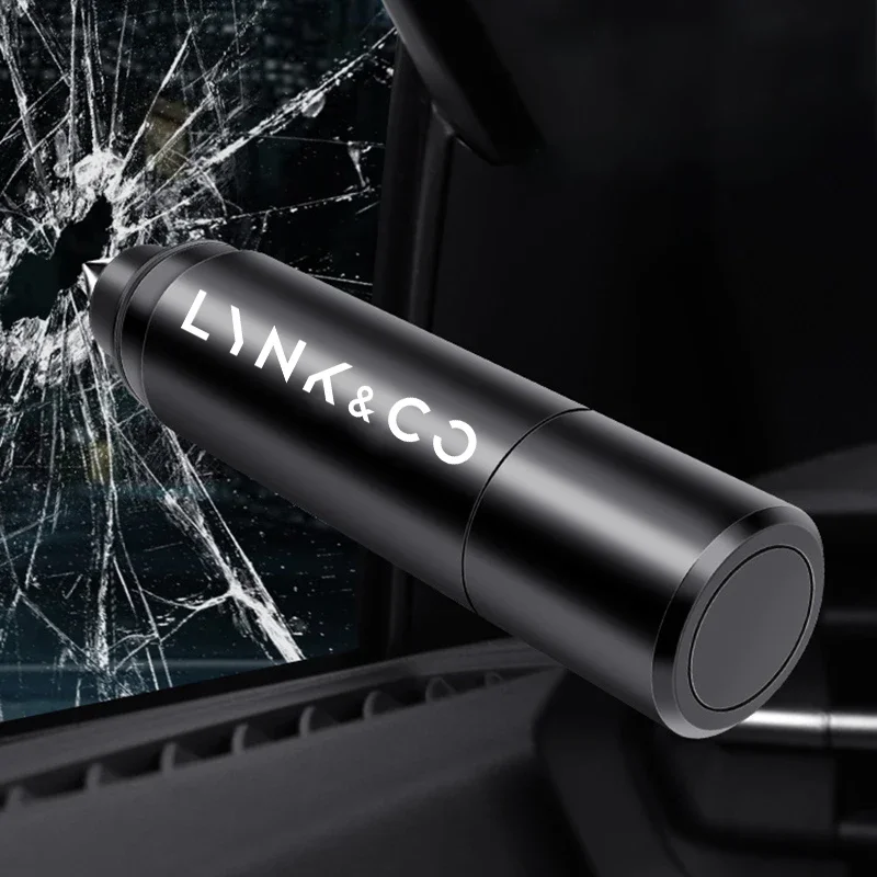 ل Lynk & co سلامة السيارة المطرقة الطوارئ كسّارة زجاج النافذة اكسسوارات ل Lynk & co 01 03 05 09 Z20 2025 2024 2023 2022 2021
