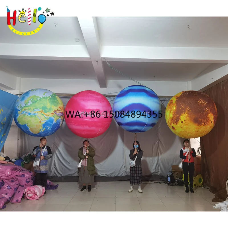Inflatable Solar System Planets Balloon Shape Inflatable Earth Moving Planets