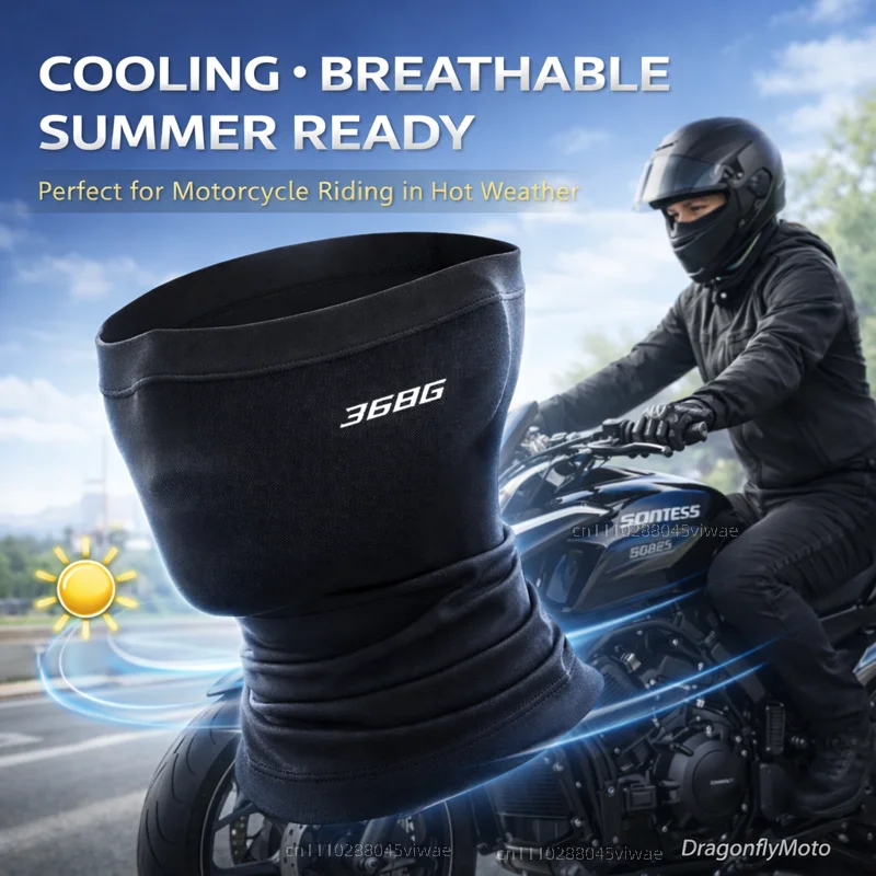 

For Zontes 368G Adventure 2025 2026 368 G Adv ZT368G Custom Logo Motorcycle Mask Summer Breathable Neck Scarf UV Protection