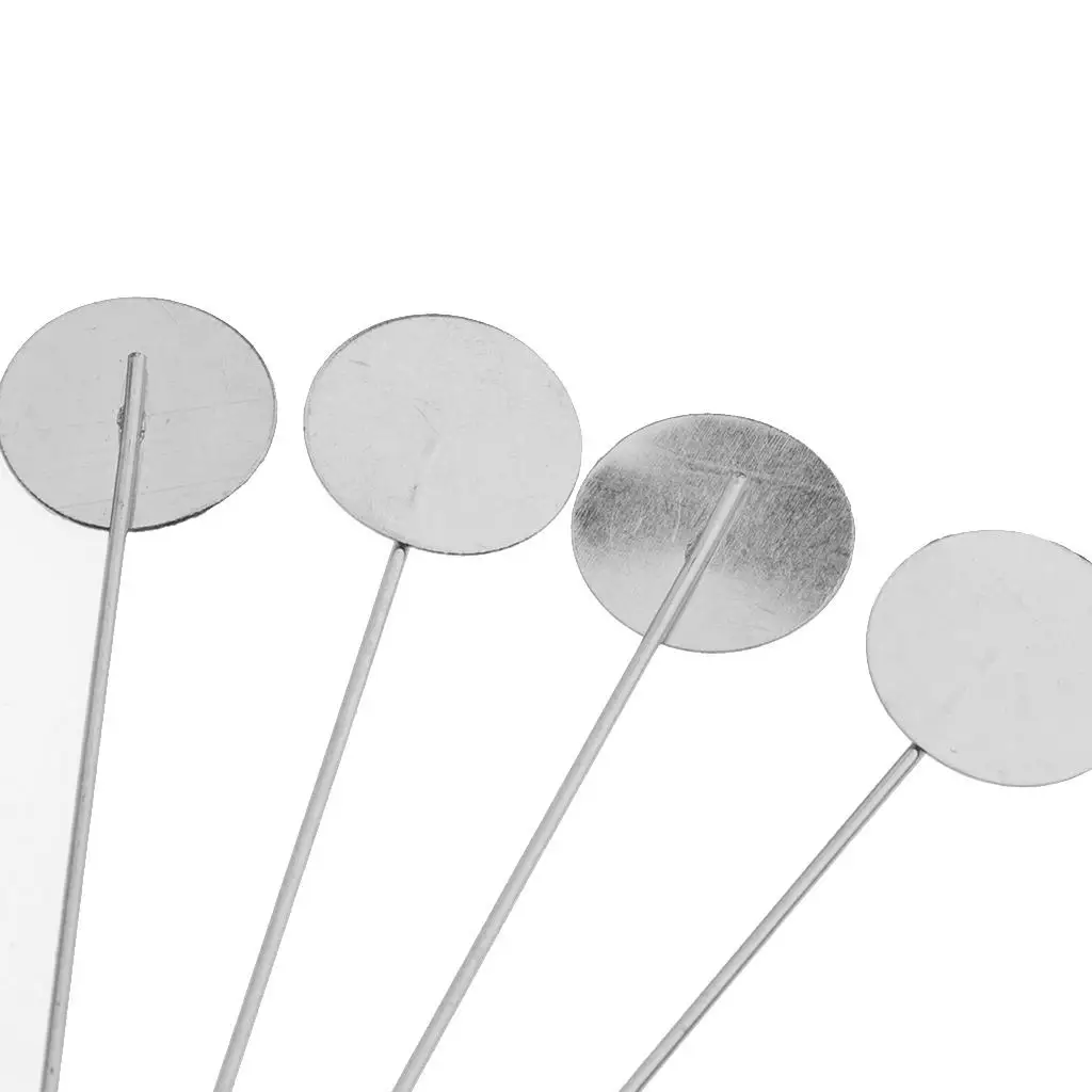 10Pcs Handmade DIY Lapel Pin Base Flower Boutonniere Stick Pin Mens Suit Making