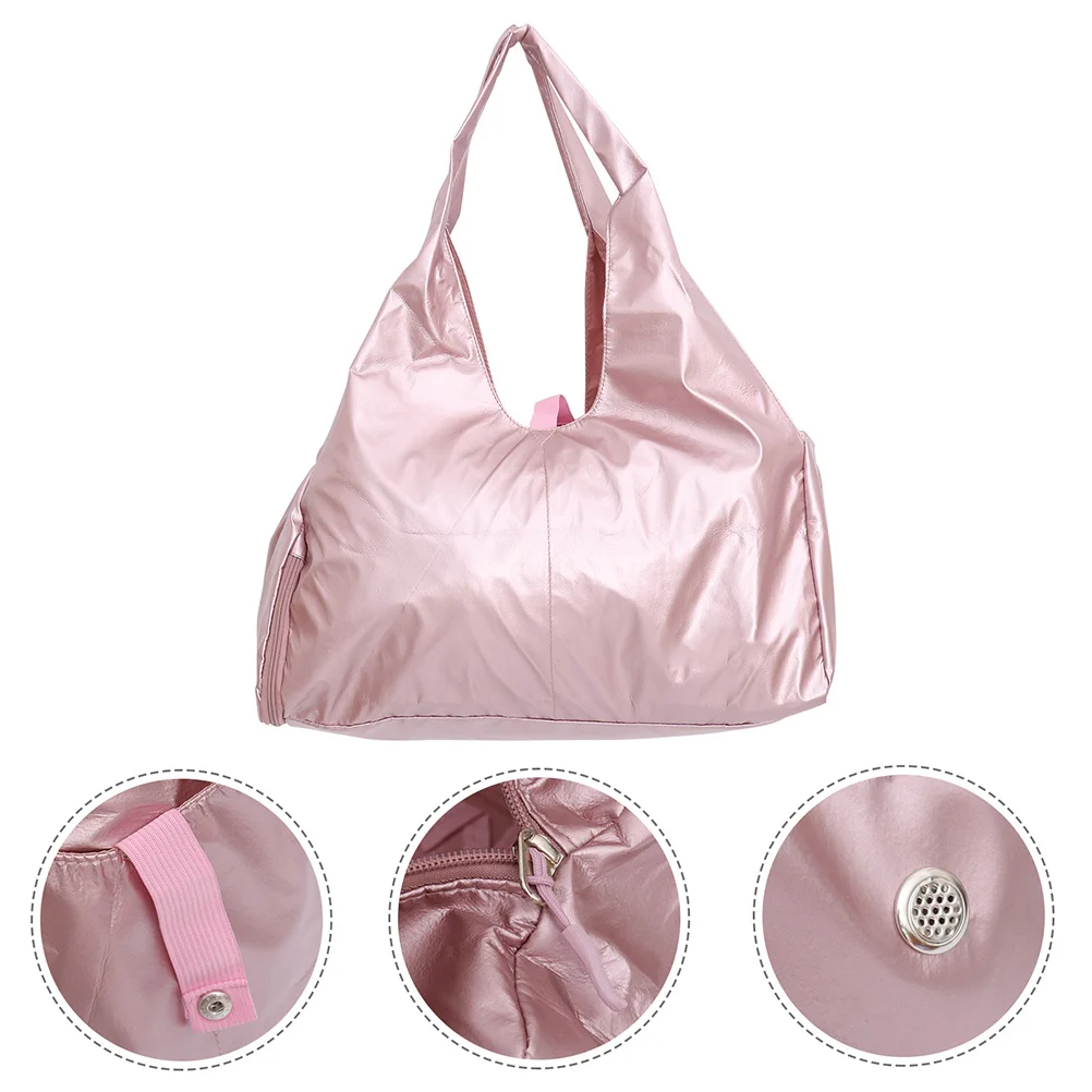 

Blue Waterproof Large Capacity Travel Shoulder Bag Gym Fitness Yoga Bag with Shoes Compartment Dry Wet Separation for Sports