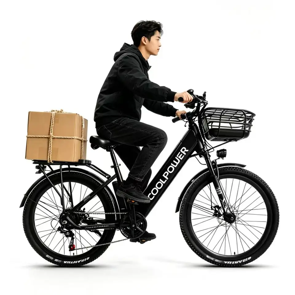 Adult E-Bike 48V 20Ah Battery 70 Range Road Electric Bicycle 26-Inch Tire City Ebike，Electric Bike image 6