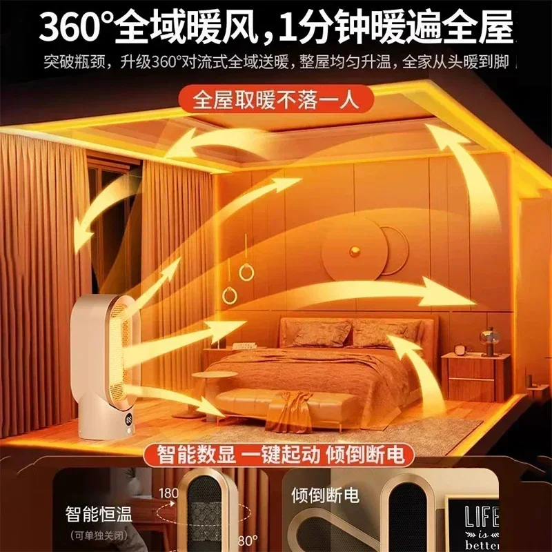 เครื่องทําความร้อนกราฟีน เครื่องทําความร้อนในบ้าน อุณหภูมิคงที่อัจฉริยะ เครื่องทําความร้อนไฟฟ้า สํานักงาน ขนาดเล็ก ประหยัดพลังงาน ดวงอาทิตย์ขนาดเล็ก